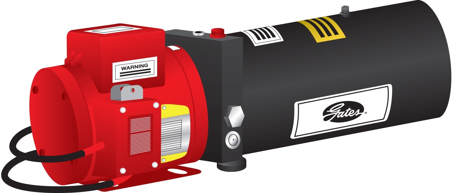 Gates Hydraulic Hose Crimper Pump 77810