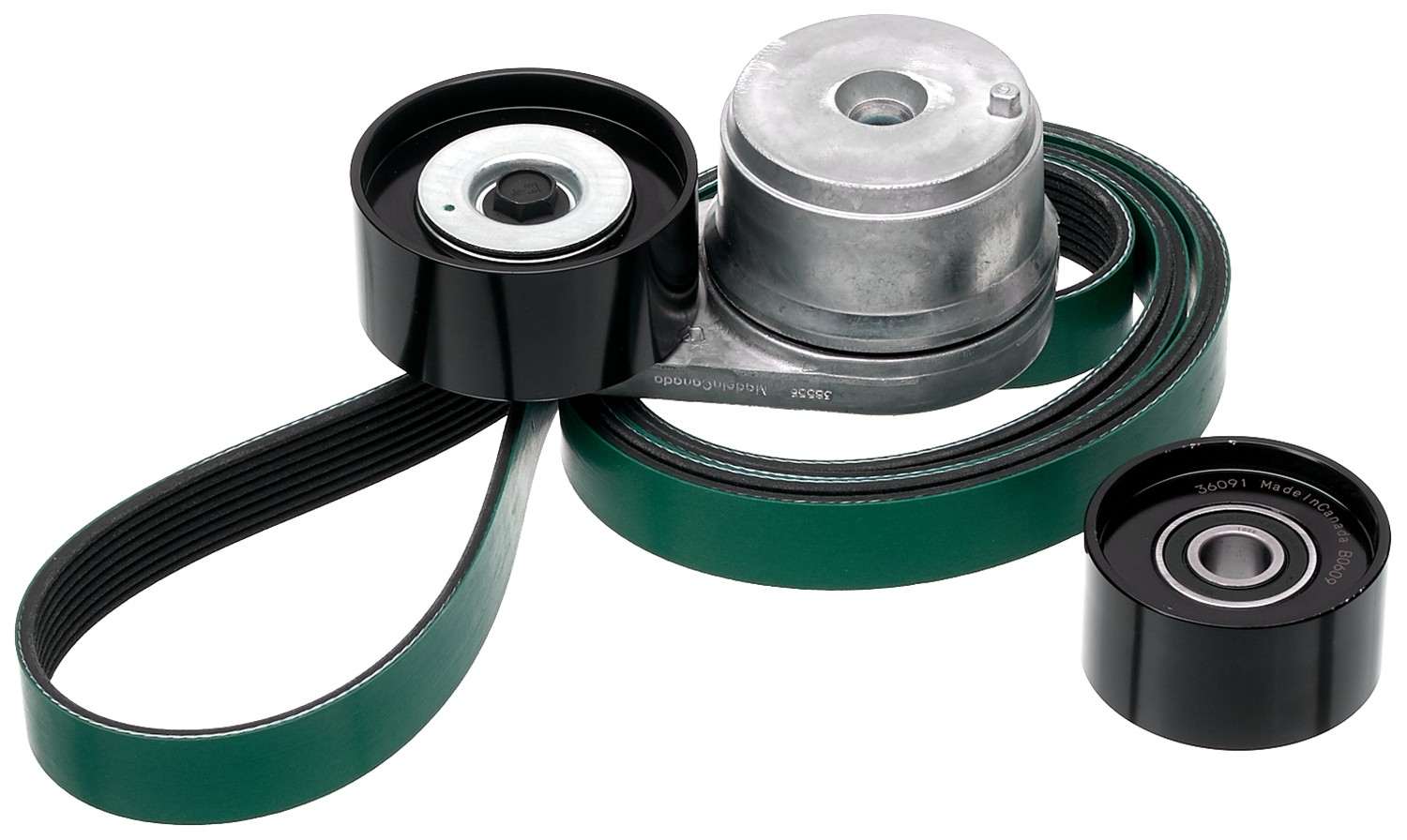 Gates 08-10 International/Navistar DuraStar 4300 Diesel Serpentine Belt Kit 90K-38556HDD