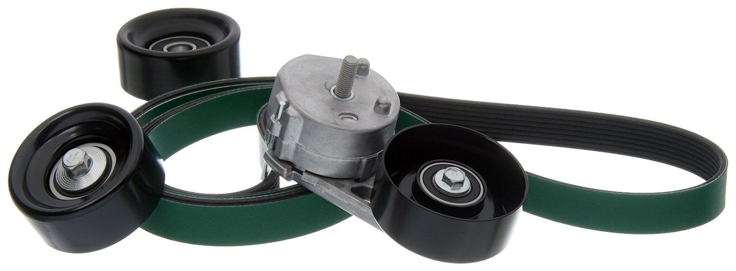 Gates 08-10 Ford Super Duty Pickup V8 6.4L Diesel Serpentine Belt Kit 90K-39051