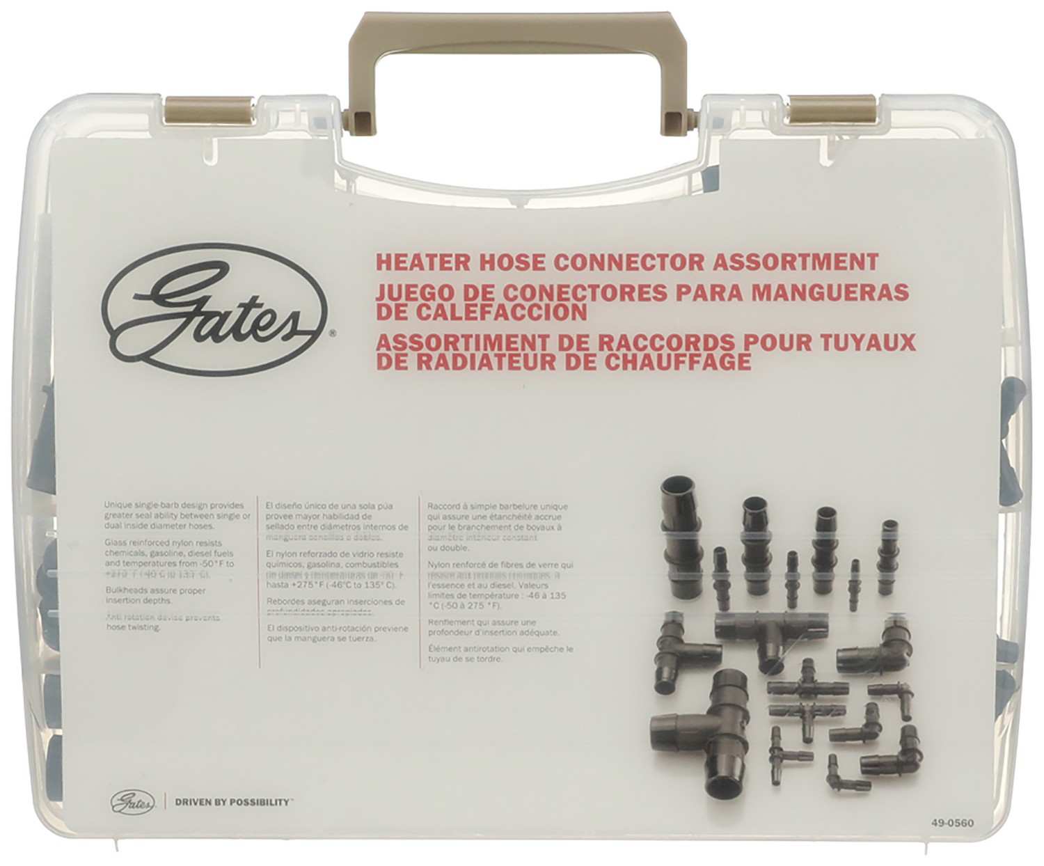 Gates Assorted Merchandisers and Sales Aids - HH Hose Connector Assortment