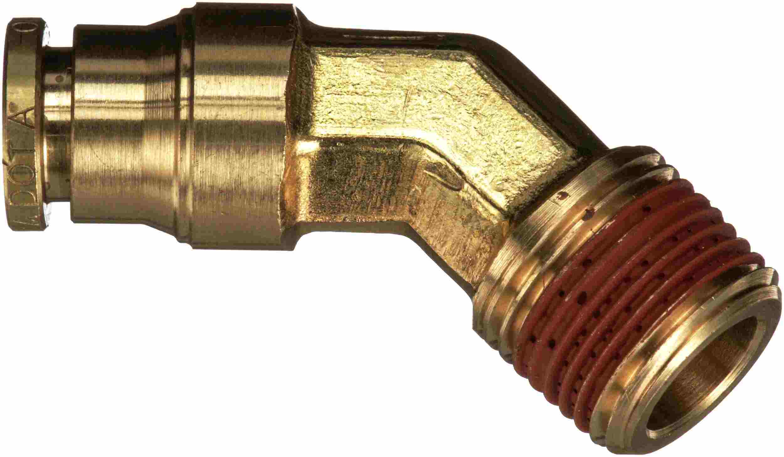 Gates 45 Degree SureLok Air Brake To Male Pipe Fitting G31102-0602