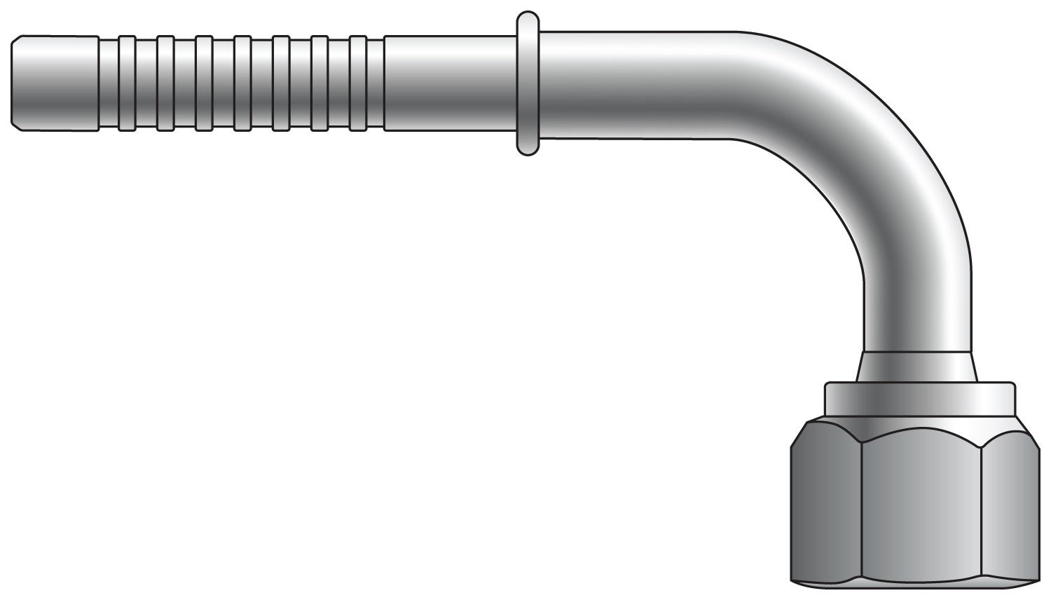 Gates A/C Refrigerant Hose Fitting G46592-1010