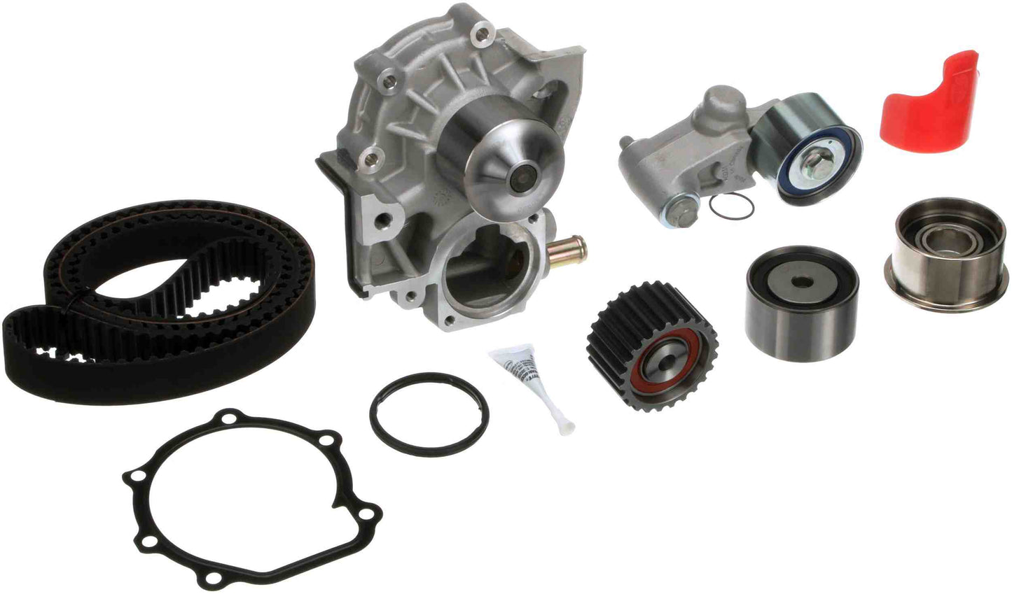 Gates 10-11 Subaru Outback 4 Cyl 2.5L Timing Belt Component Kit w/ Water Pump TCKWP304D