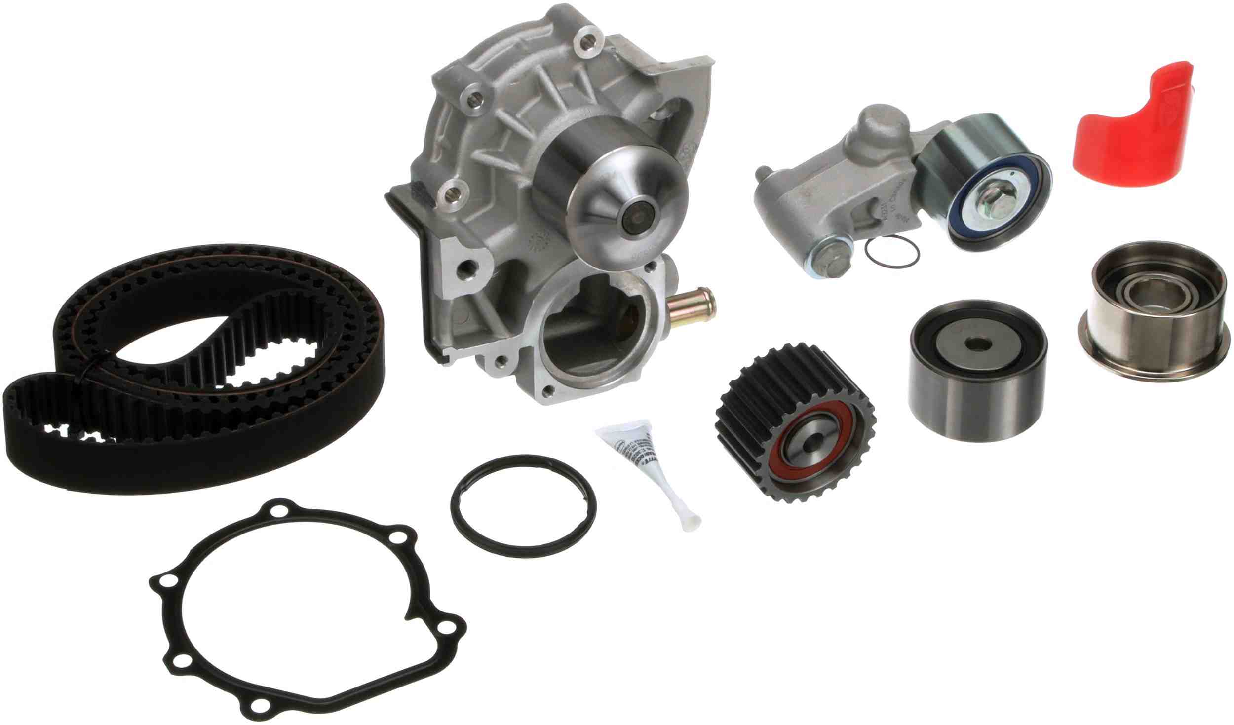 Gates 10-11 Subaru Outback 4 Cyl 2.5L Timing Belt Component Kit w/ Water Pump TCKWP304D
