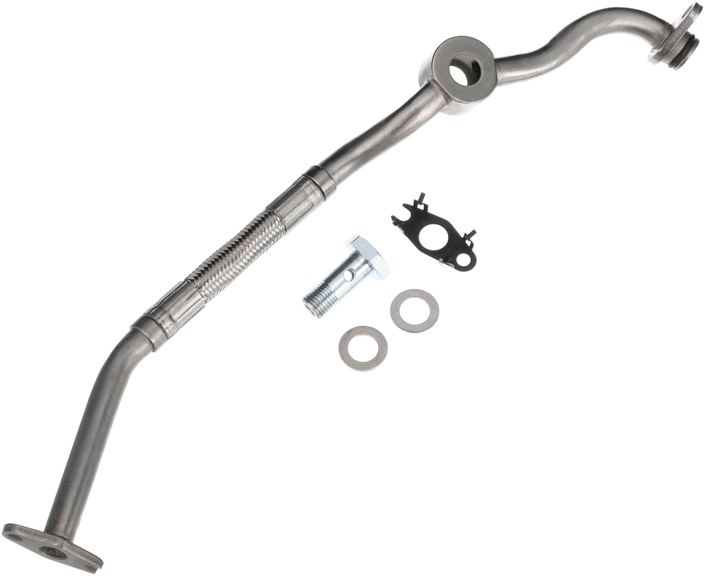 Gates 12-18 Fiat 500 4-Cyl. 1.4L Turbo Oil Drain Line Turbocharger Oil Line TL162