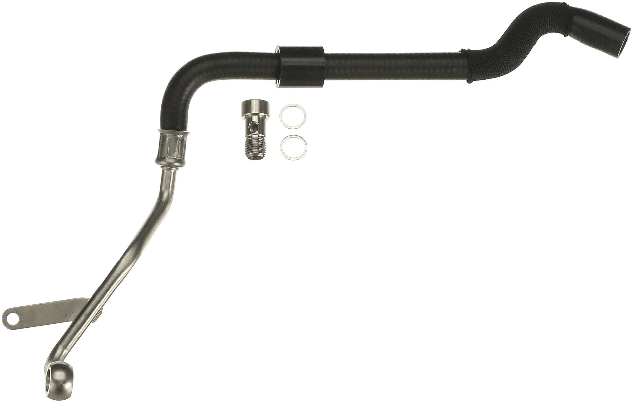 Gates 09-18 Volkswagen Tiguan 4-Cyl 2.0L Turbocharger Coolant Drain Line - Steel/Rubber TL291