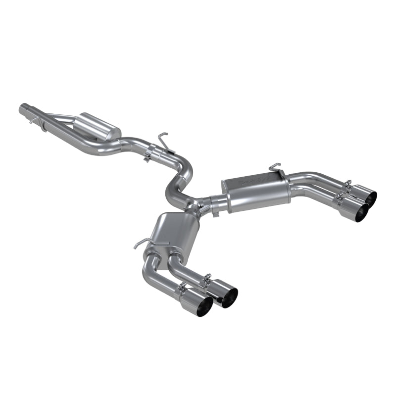 MBRP 15-18 Audi S3 304SS 3in Quad Split Rear Exit C/B System S4601304 S4601304 Photo - Primary