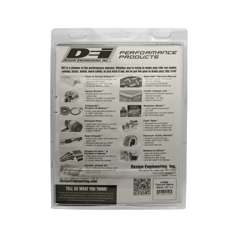 DEI Protect-A-Sleeve 1/2in ID x 3ft Universal - Titanium 10590 10590 Photo - Unmounted