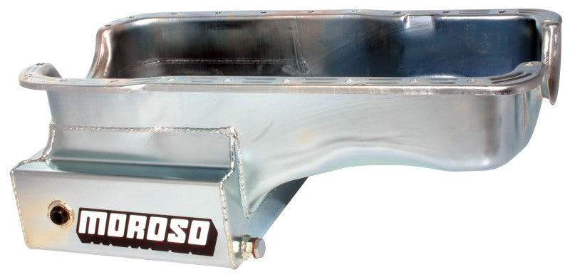 Moroso Ford 289-302 (w/Front Sump) Kicked Out Road Race Baffled 9qt 8in Steel Oil Pan 20503 20503 Photo - Primary