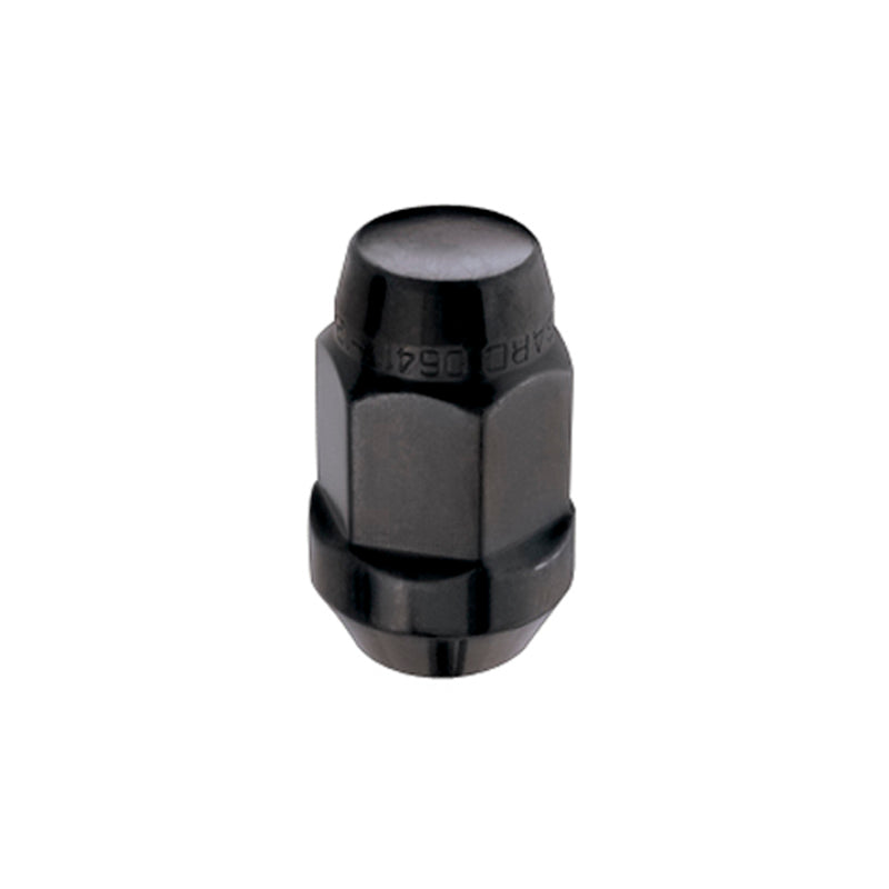 McGard Hex Lug Nut (Cone Seat Bulge Style) M12X1.5 / 3/4 Hex / 1.45in. Length (Box of 144) - Black 69415 69415 Photo - Primary
