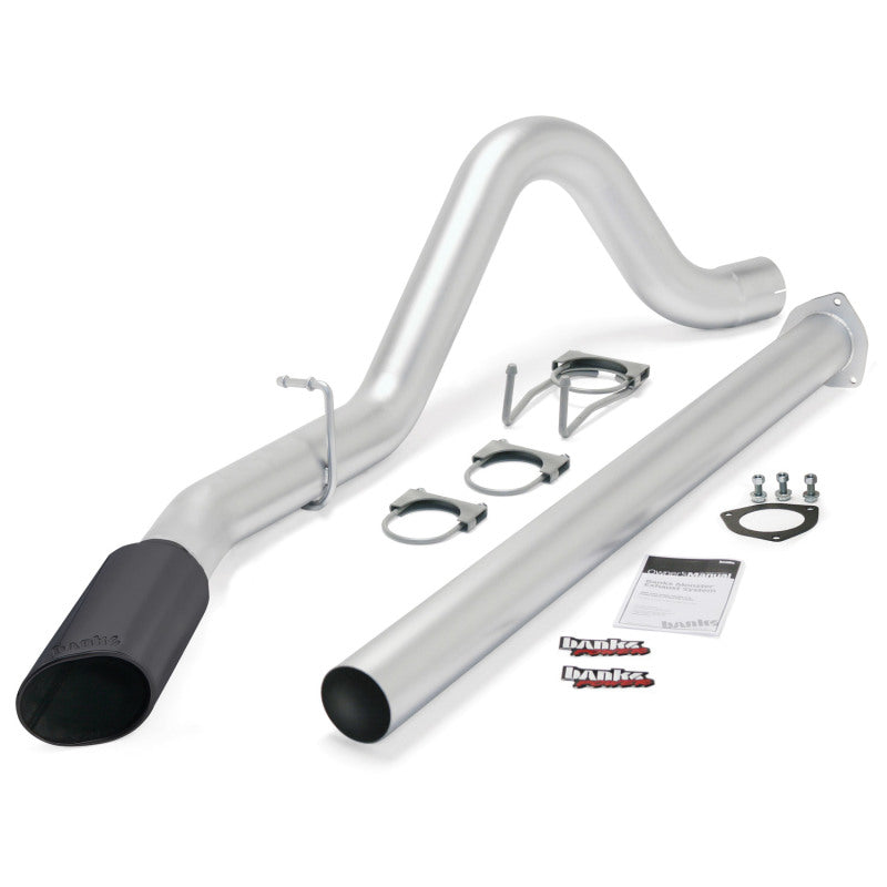 Banks Power Monster Exhaust System, Single Exit, Black Tip For Use With 2015-16 49792-B Photo - Primary