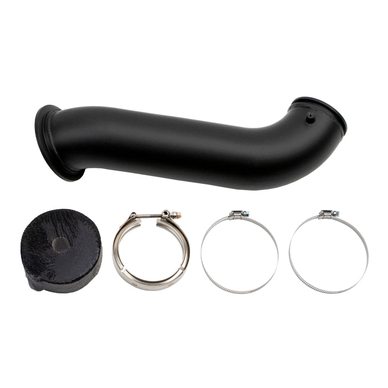 Wehrli 04-07 Dodge Ram Cummins 4in Down Pipe - w/High Mount S300 Turbo & 2nd Gen Manifold WCF100281 WCF100281 User 1