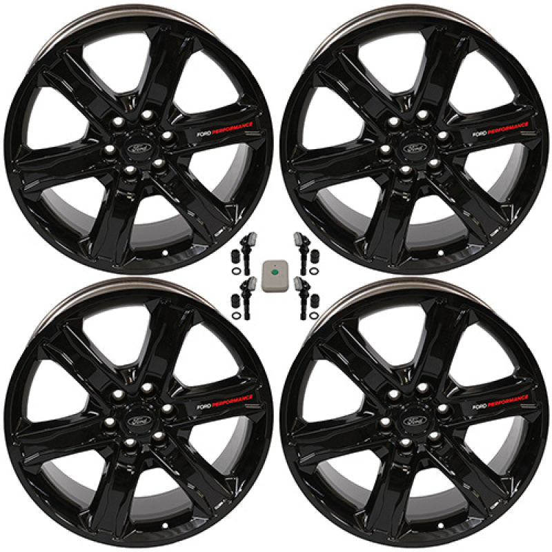 Ford Racing 2024 F-150 22x9.5in Gloss Black Wheel Kit M-1007K-S2295GBA M-1007K-S2295GBA User 1