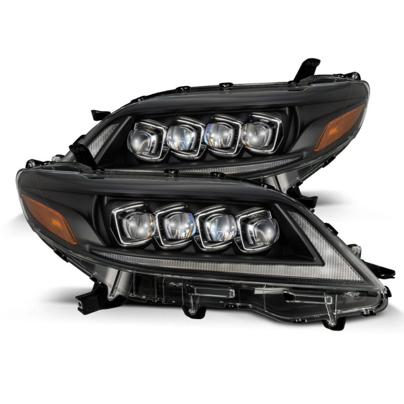 AlphaRex 2011+ Toyota Sienna NOVA LED Proj Headlights Plank Style Black w/Activ Light/Seq Signal/DRL 880768 880768 User 1
