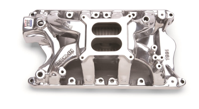 Edelbrock Polished Ford 351 RPM Air Gap Manifold 75811 Photo - Unmounted