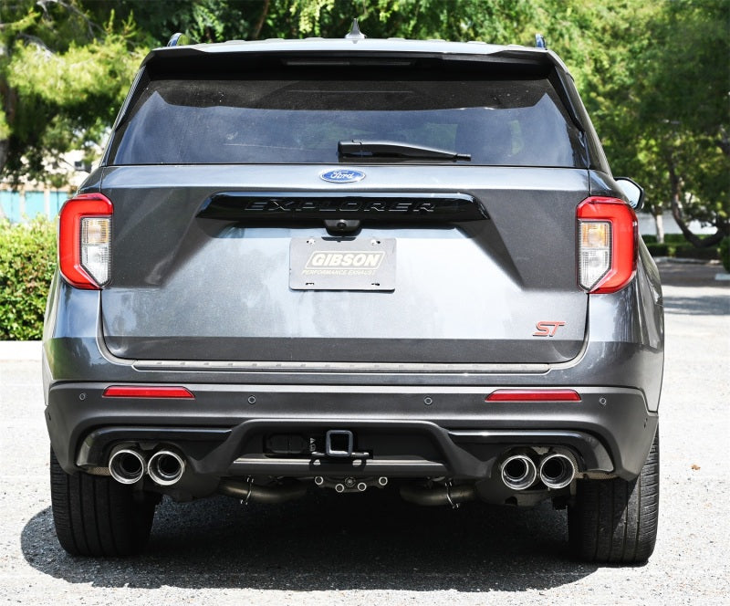 Gibson 20-21 Ford Explorer ST / Lincoln Aviator 3.0L 2.25in Axle-Back Dual Exhaust - Stainless 619718 619718 Photo - Primary