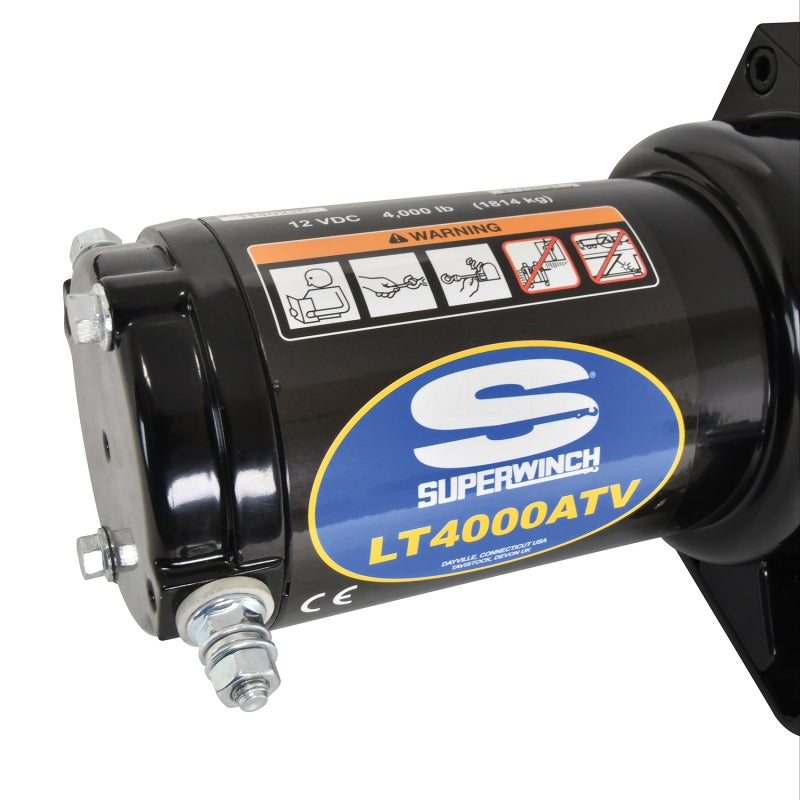 Superwinch 4000 LBS 12 VDC 3/16in x 50ft Steel Rope LT4000 Winch 1140220 1140220 Photo - Unmounted