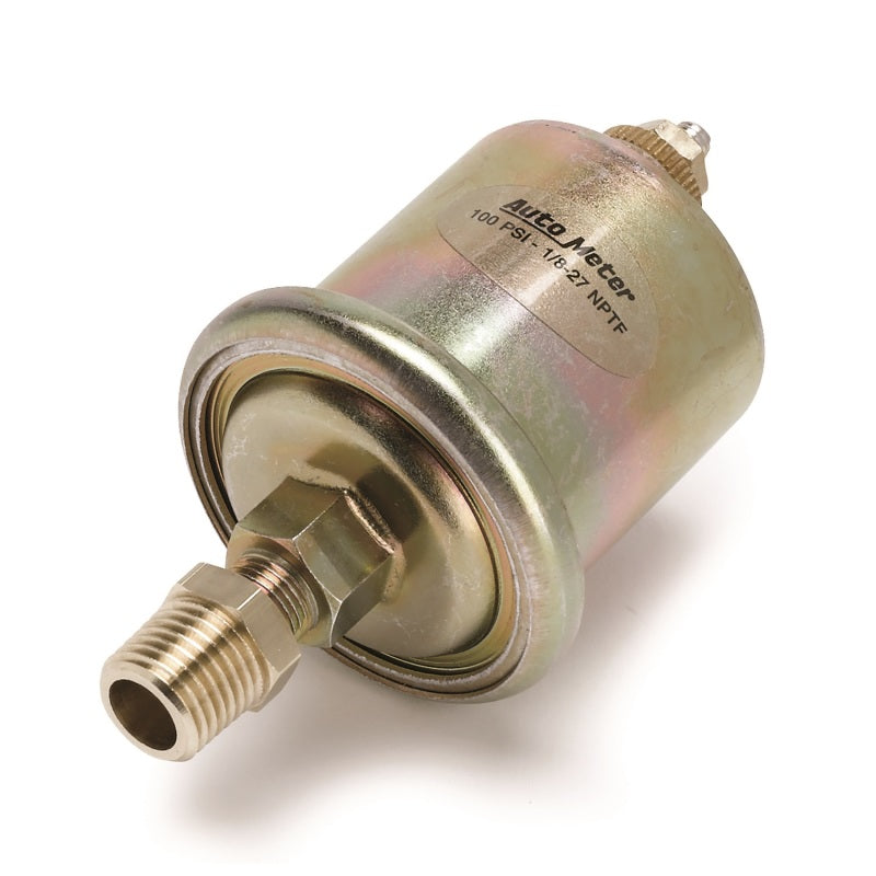 Autometer Sensor, Oil Pressure, 0-100Psi, 1/8" Npt Male, For Short Sweep Elec. 990342 Photo - Primary