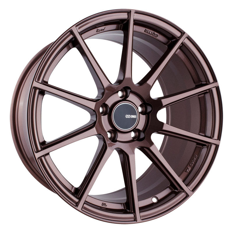 Enkei TS10 18x9.5 35mm Offset 5x114.3 Bolt Pattern 72.6mm Bore Dia Copper Wheel 499-895-6535ZP 499-895-6535ZP Photo - Primary