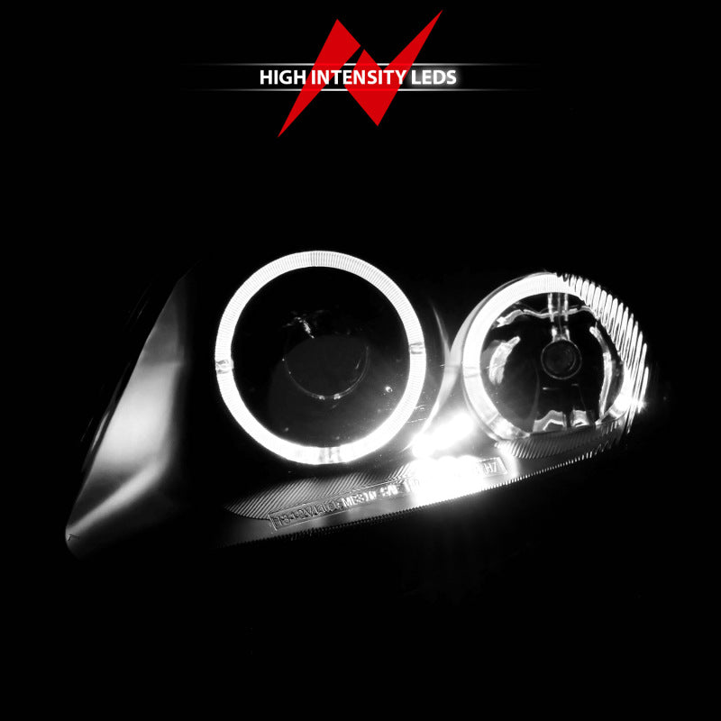 Anzo 2000-2005 Mitsubishi Eclipse Projector Headlights w/ Halo Black 121332 User 6