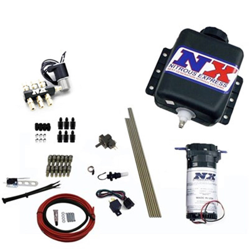 Nitrous Express Direct Port Water Injection 6 Cyl Stage 1 w/Hardlines 15121H 15121H Photo - Primary