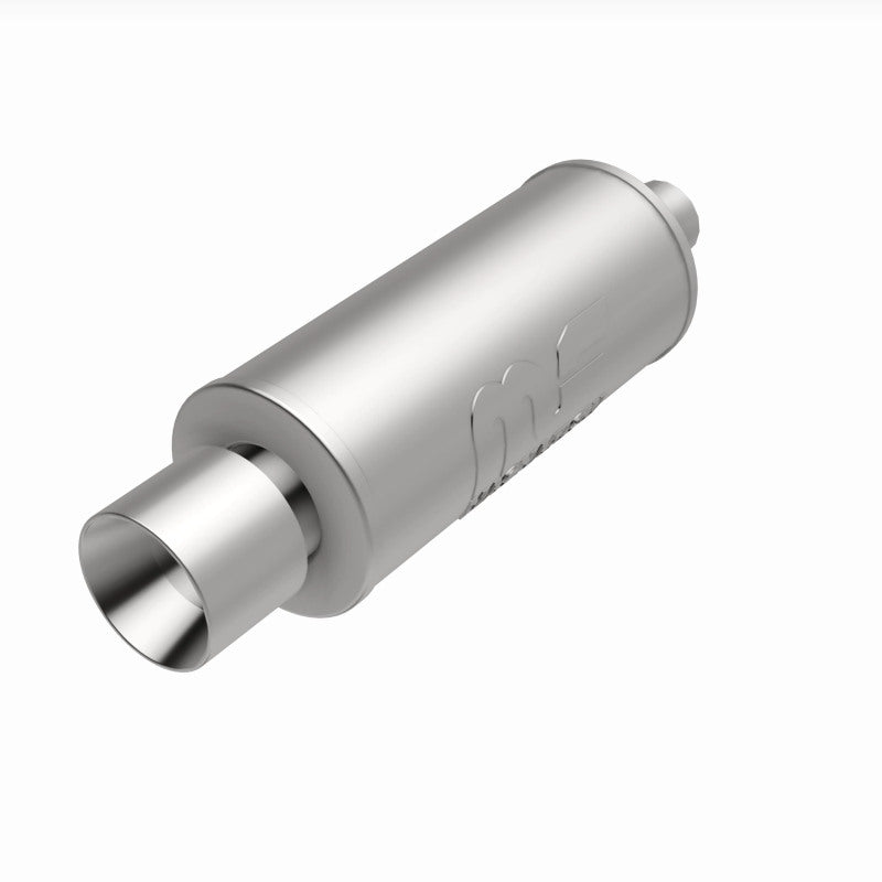 MagnaFlow 6" Round Center/Center Performance Muffler With Tip 14817 360 Degree Image Set