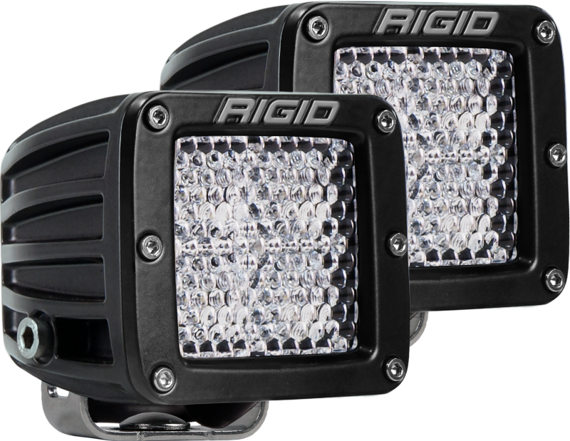 Rigid Industries D-Series Pro Flood Diffused Surface Mount Black Light Pair 202513 User 2
