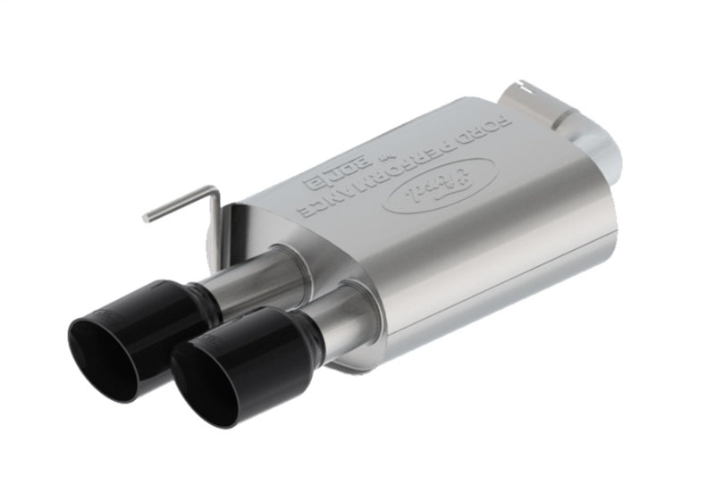 Ford Racing 2024 Mustang 5.0L Touring Non-Active Cat-Back Exhaust w/GT Valance - Black Tip M-5200-M5TBV M-5200-M5TBV Photo - Unmounted