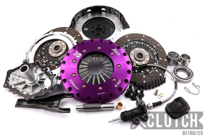 XCLUTCH 01-02 Nissan Pathfinder SE 3.5L 9in Twin Solid Organic Clutch Kit XKNI23582-2G XKNI23582-2G Photo - Primary