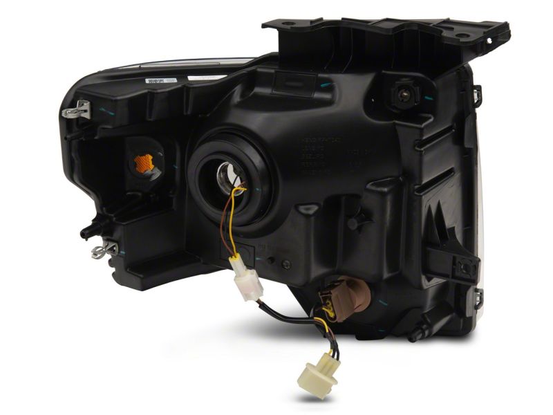 Raxiom 09-14 Ford F-150 Axial Series Headlight w/ SEQL LED Bar- Blk Housing (Clear Lens) T566368 T566368 Photo - Close Up