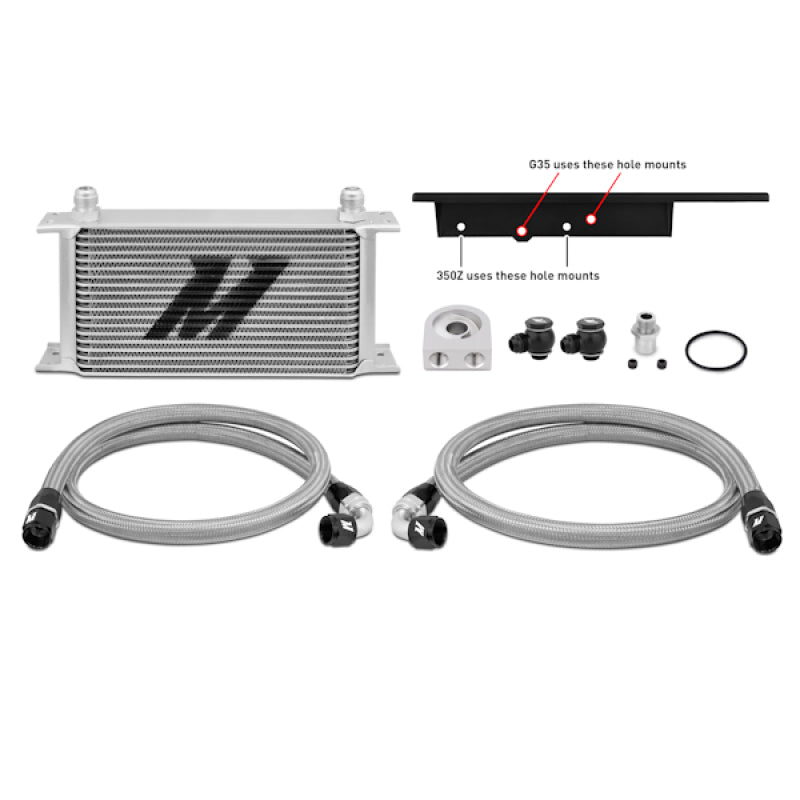 Mishimoto Oil Cooler Kit Silver Nissan 350Z 03-09/ Infiniti G35 03-07 Coupe MMOC-350Z-03 User 3
