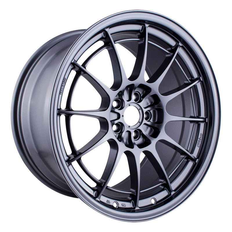 Enkei NT03+M 18x9.5 5x100 40mm Offset Gunmetal Wheel (MIN ORDER QTY 40) 3658958040GM 3658958040GM Photo - Primary