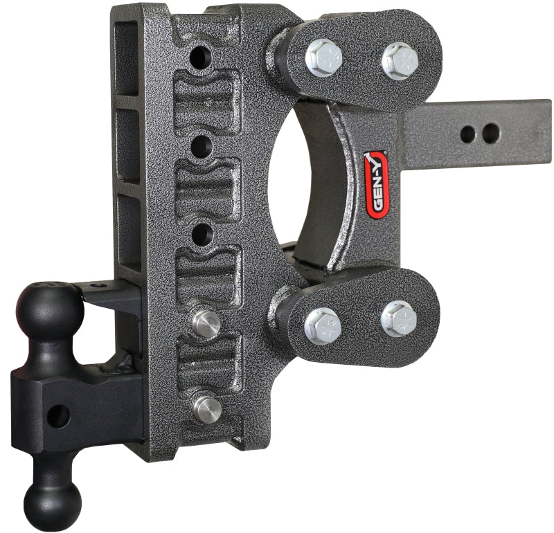 GEN-Y Hitch Gen-Y The Boss Torsion-Flex 2.5in Shank 9in Drop 32K Hitch w/GH-0161 Dual-Ball/GH-0162 Pintle Lock GH-2125 GH-2125 Photo - Primary