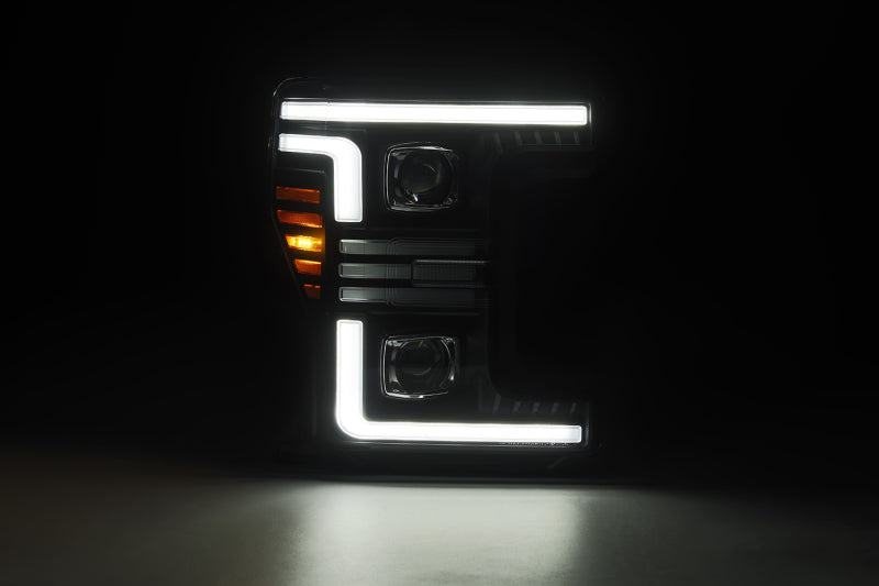 AlphaRex 17-19 Ford F-250/350/450/550 Super Duty PRO-Series Proj Headlights Black w/SeqSig & DRL 880321 880321 User 1