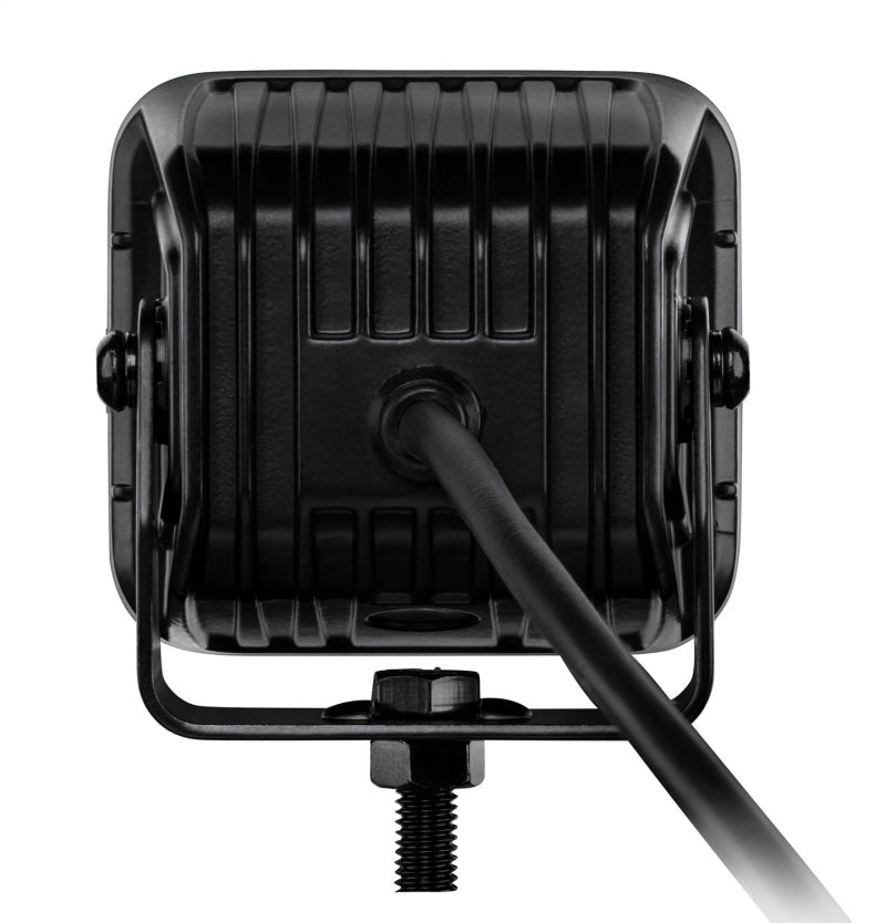 Hella Universal Black Magic 3.2in L.E.D. Cube Kit - Flood Beam (Short Range) 358176811 358176811 Photo - Unmounted