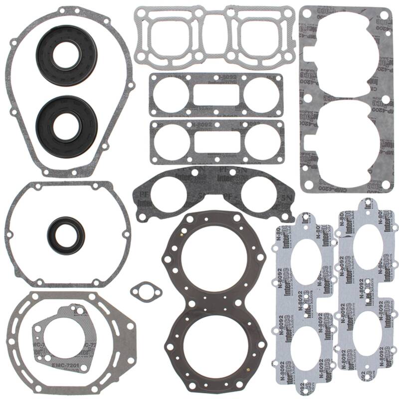 Vertex Pistons Vertex Gaskets 96-97 Yamaha 760 Wave Blaster II Complete Gasket Kit w/ Oil Seals 611603 611603 Photo - Primary