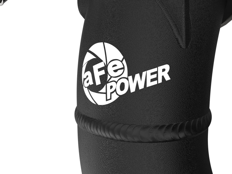 aFe 2022 Toyota Tundra V6-3.5L (tt) BladeRunner 2.5in Aluminum Hot Charge Pipe - Black 46-20568-B 46-20568-B Photo - Close Up