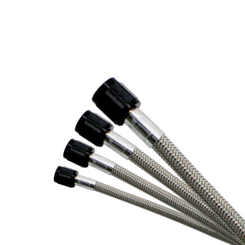 Nitrous Express 8AN 48in Stainless Steel Braided Hose (Black Ends) 12848 12848 Photo - Primary