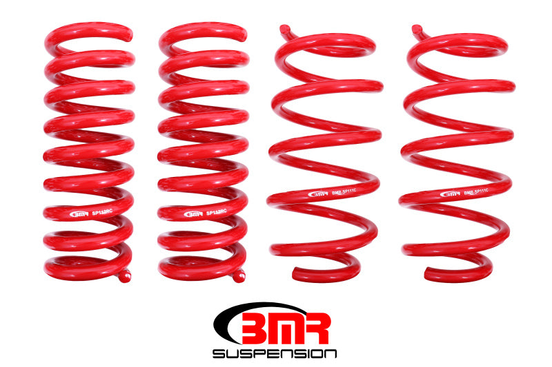 BMR 08-19 Dodge Challenger Lowering Springs 1.25in Drop - Set of 4 - Red SP110R SP110R Photo - Primary