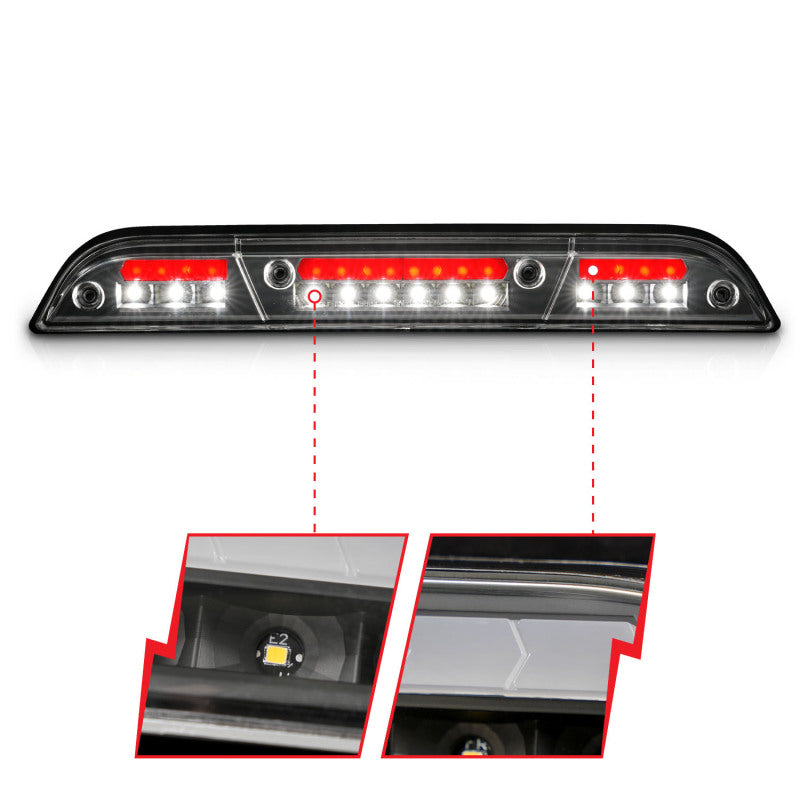 ANZO 15-20 Ford F-250 - F-550 LED Third Brake Light - Black Housing/Clear Lens 531111 531111 User 2