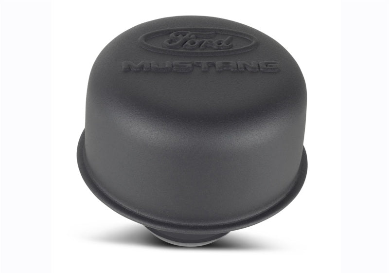 Ford Racing Black Crinkle Finish Breather Cap w/ Ford Mustang Logo 302-221 302-221 Photo - Unmounted