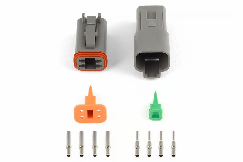Haltech Matching Set of Deutsch DT-4 Connectors 13 Amp Plug & Pins Only HT-031114 HT-031114 User 1