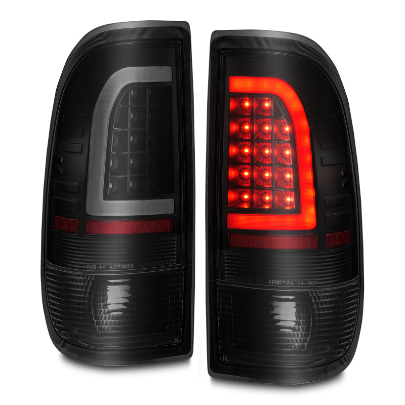 ANZO 1997-2003 Ford F-150 LED Tail Lights w/ Light Bar Black Housing Smoke Lens 311378 311378 User 1