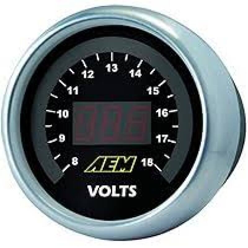 AEM Electronics 52mm Digital Volt Meter Gauge 30-4400 Photo - lifestyle view