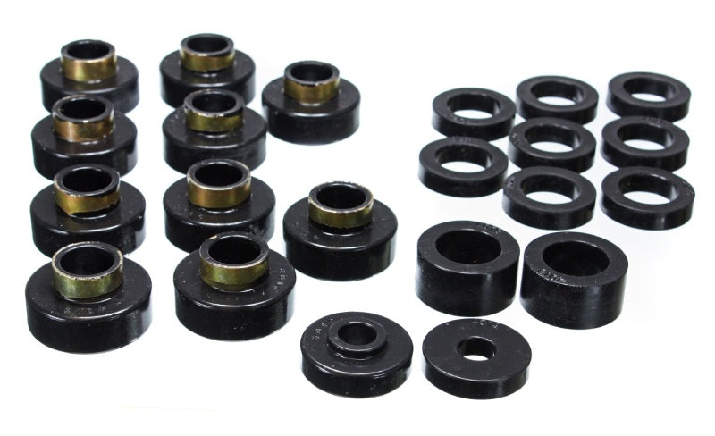 Energy Suspension Body Mount Set Black Jeep CJ5 All 1980-1983 2.4102G Photo - Primary