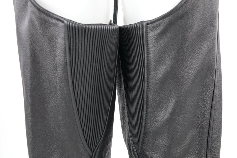 Kuryakyn Leather By River Road Sierra Leather Chaps Black Womens - Small 094449 094449 User 3