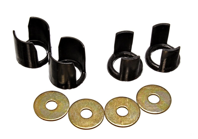 Energy Suspension Rear Subframe Insert Set Black Nissan 240SX S13 1989-1994 7.1113G Photo - Primary