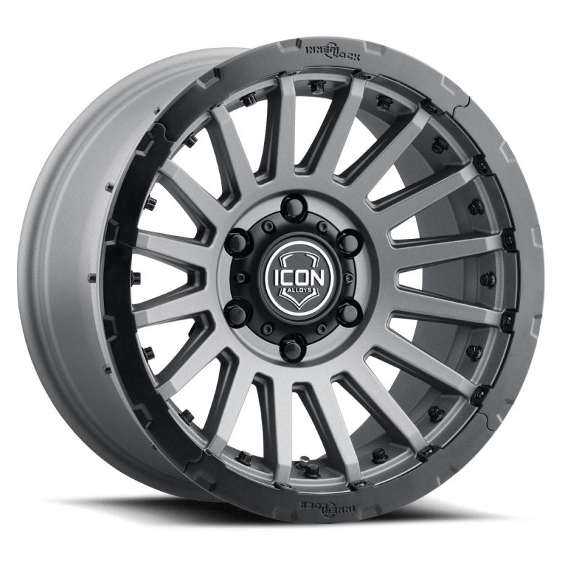 ICON Recon Pro 17x8.5 8 x 170 6mm Offset 5in BS Charcoal Wheel 23617858150CH 23617858150CH Photo - Primary