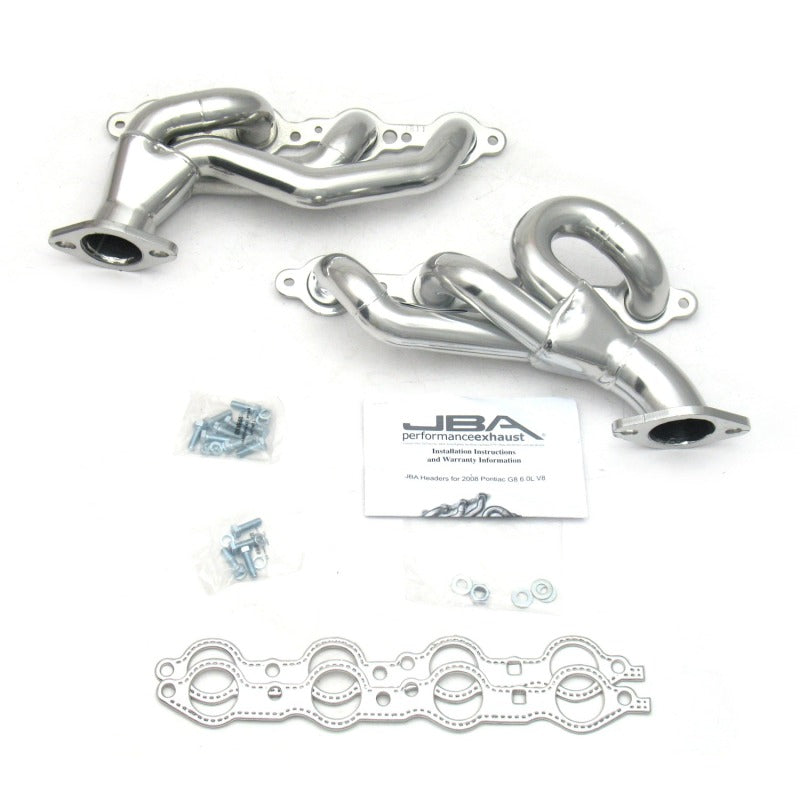 JBA 08-09 Pontiac G8 6.0/6.2L LS 1-3/4in Primary Silver Ctd Cat4Ward Header 1811SJS 1811SJS Photo - Primary