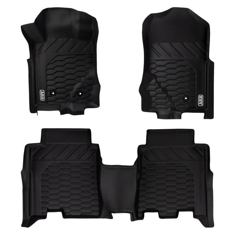 ARB 2021+ Ford Bronco Front & Rear Floor Mats - Black 4080100 4080100 Photo - Primary